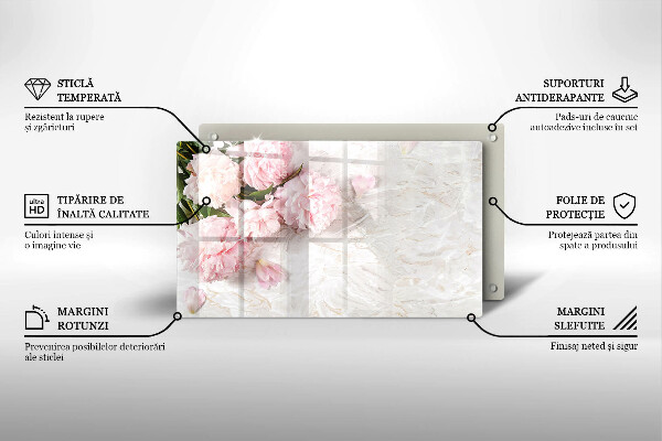 Chopping board Delicate roses flowers