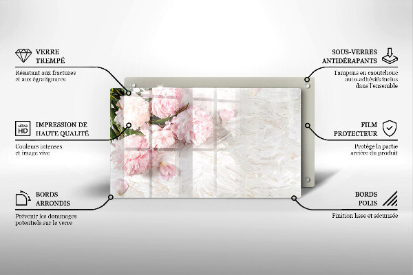 Chopping board Delicate roses flowers