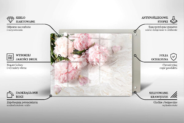 Chopping board Delicate roses flowers