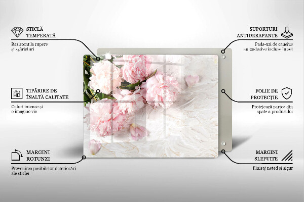 Chopping board Delicate roses flowers