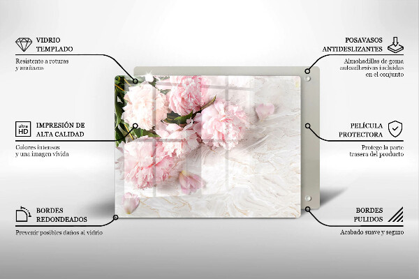 Chopping board Delicate roses flowers