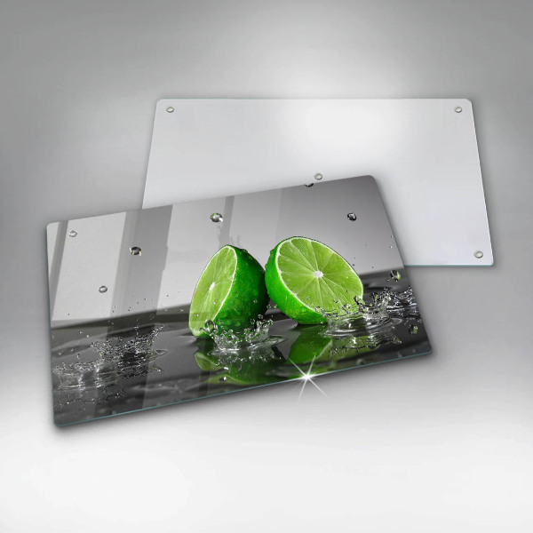 Chopping board Juicy lime and water