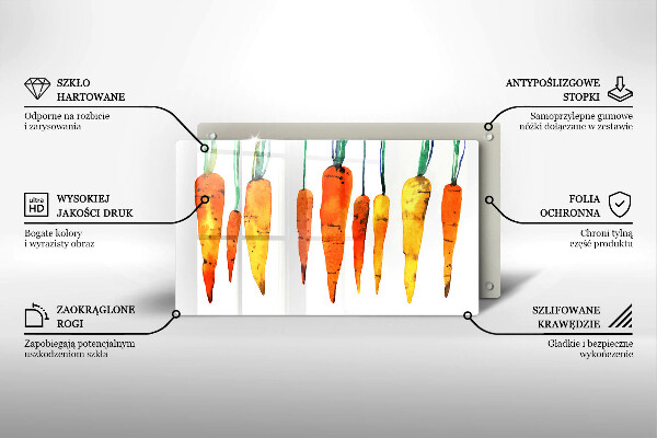 Chopping board Carrot illustration
