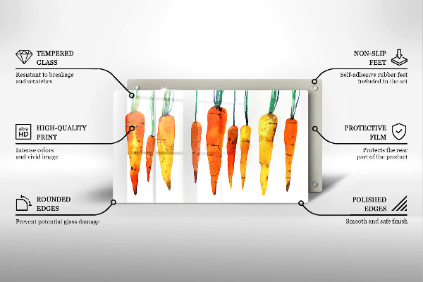 Chopping board Carrot illustration