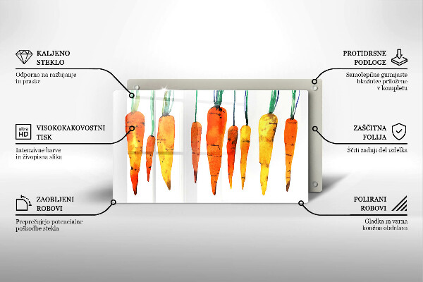 Chopping board Carrot illustration