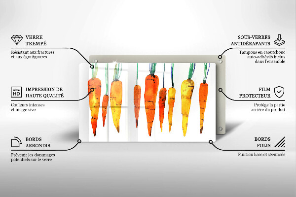Chopping board Carrot illustration