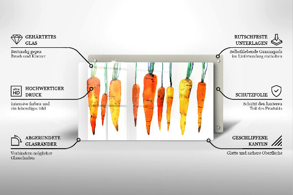 Chopping board Carrot illustration