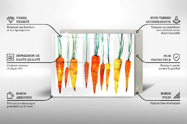 Chopping board Carrot illustration