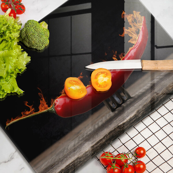 Chopping board Hot chili pepper