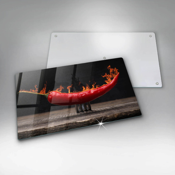 Chopping board Hot chili pepper