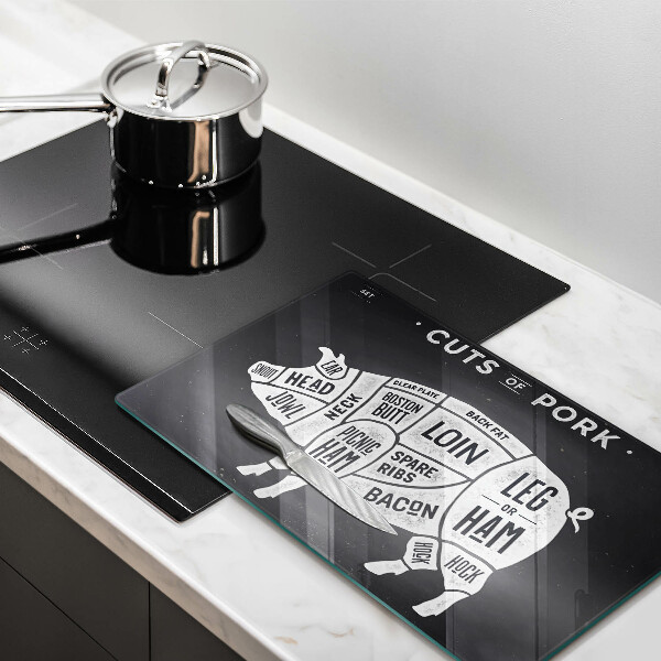 Chopping board Pork pig meat
