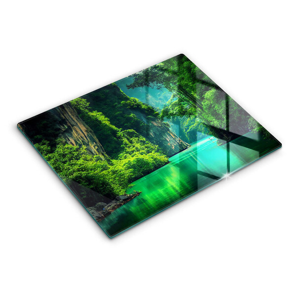 Chopping board Laguna landscape