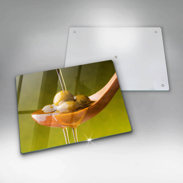 Chopping board Oliwa and olives