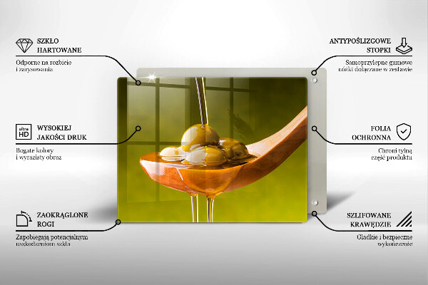 Chopping board Oliwa and olives