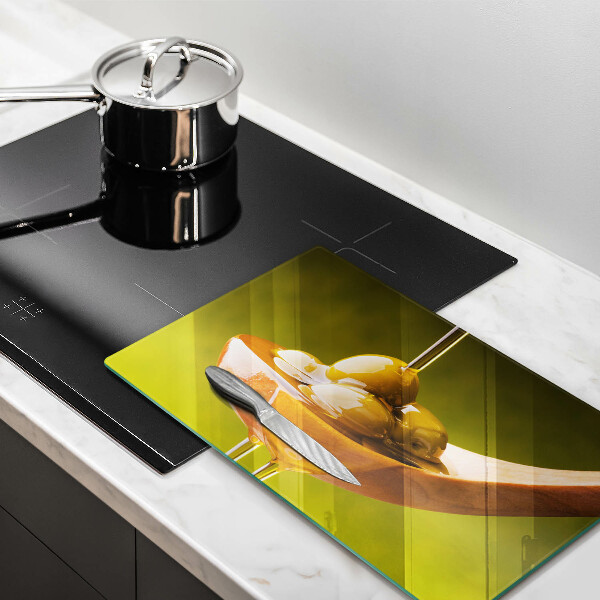 Chopping board Oliwa and olives