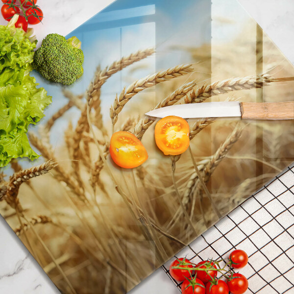 Chopping board Cereals in the field