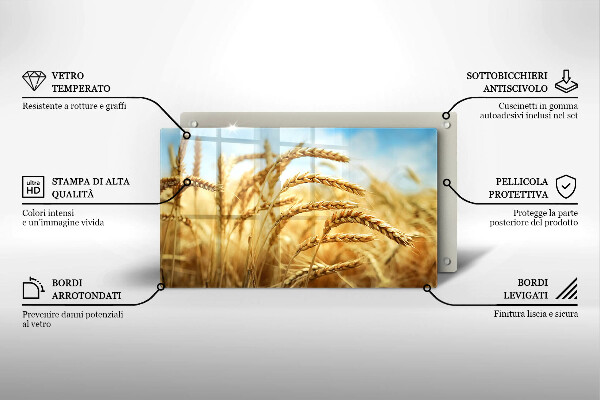 Chopping board Cereals in the field