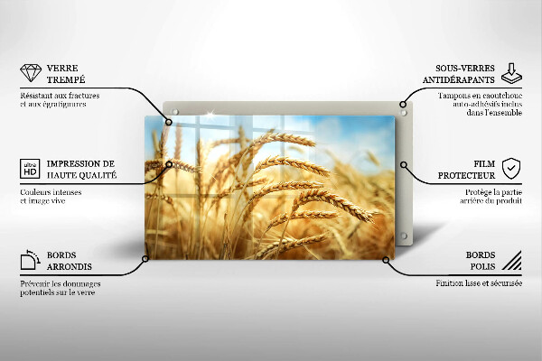 Chopping board Cereals in the field