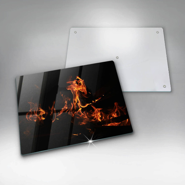 Chopping board Fire flame