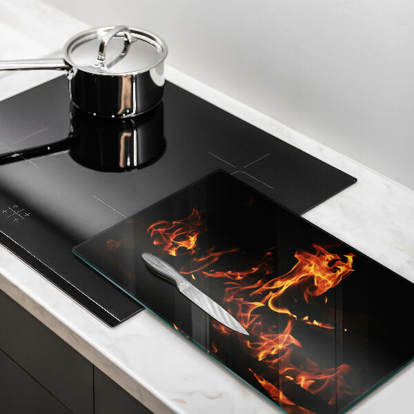 Chopping board Fire flame