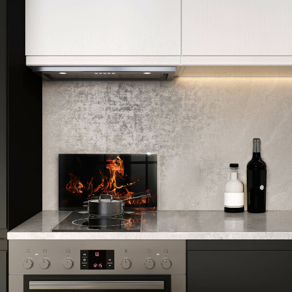 Chopping board Fire flame