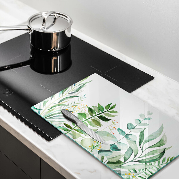 Chopping board Plant leaves illustration