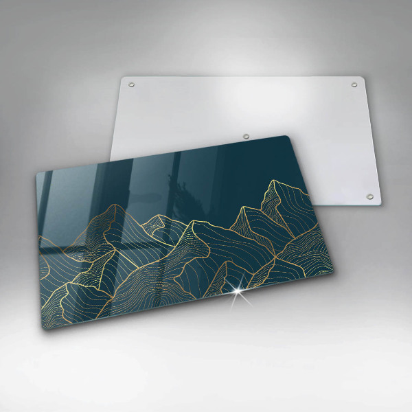 Chopping board Abstract mountains