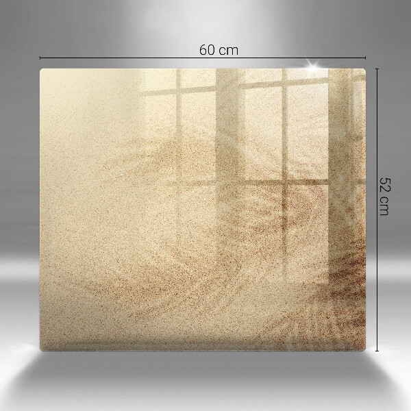 Glass worktop saver Beach sand and holidays