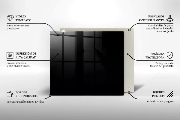 Chopping board Black colour