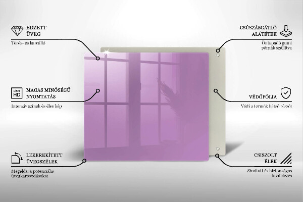 Kitchen worktop protector Violet colour