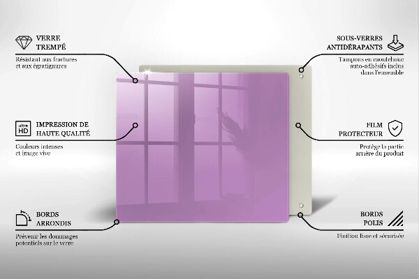 Kitchen worktop protector Violet colour