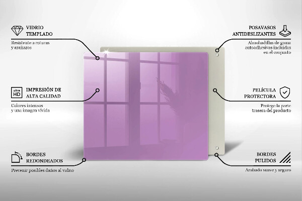 Kitchen worktop protector Violet colour