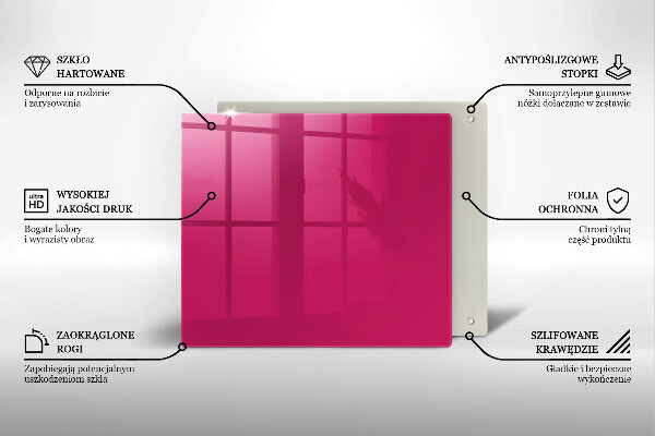 Kitchen worktop protector Pink color