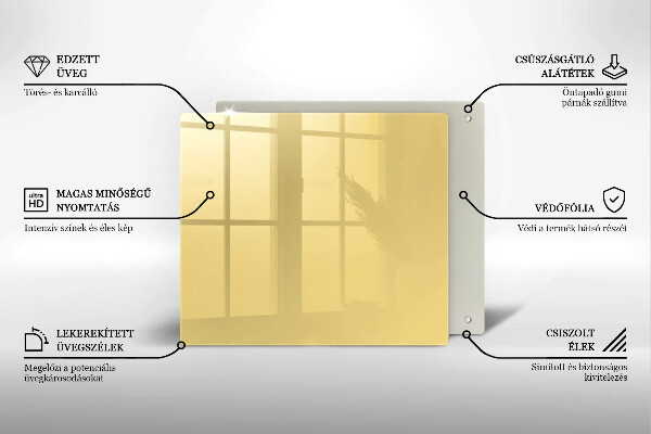 Kitchen worktop protector Yellow