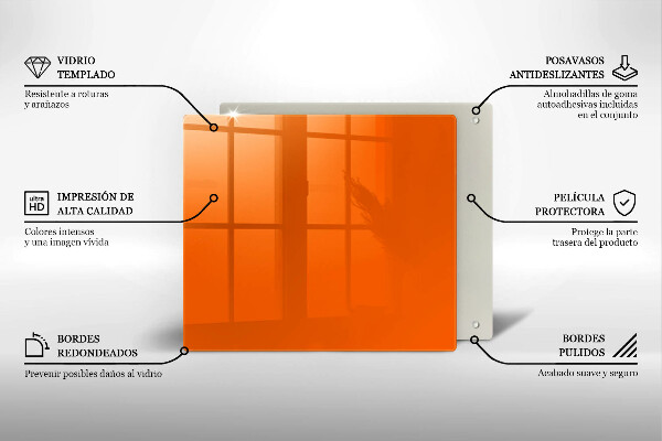 Kitchen worktop protector Orange color