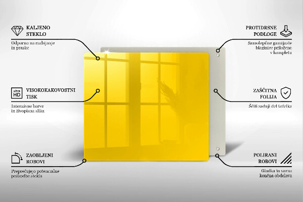 Kitchen worktop protector Yellow