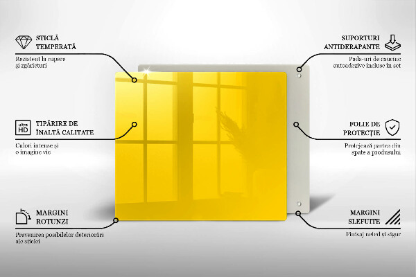 Kitchen worktop protector Yellow