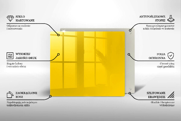 Kitchen worktop protector Yellow