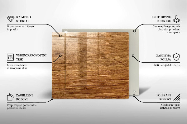 Kitchen worktop protector Wood texture board