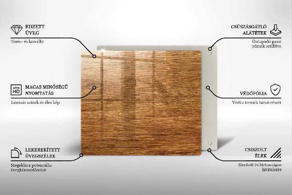 Kitchen worktop protector Wood texture board