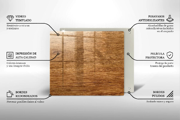 Kitchen worktop protector Wood texture board