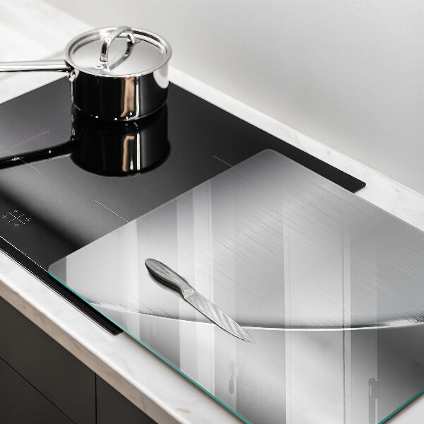 Chopping board glass Metal shapes
