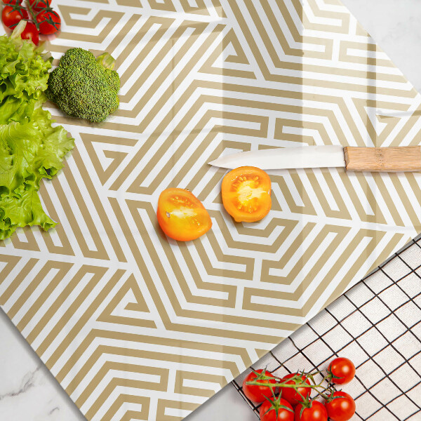 Kitchen worktop protector Geometric lines