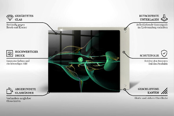 Kitchen worktop protector Modern abstraction