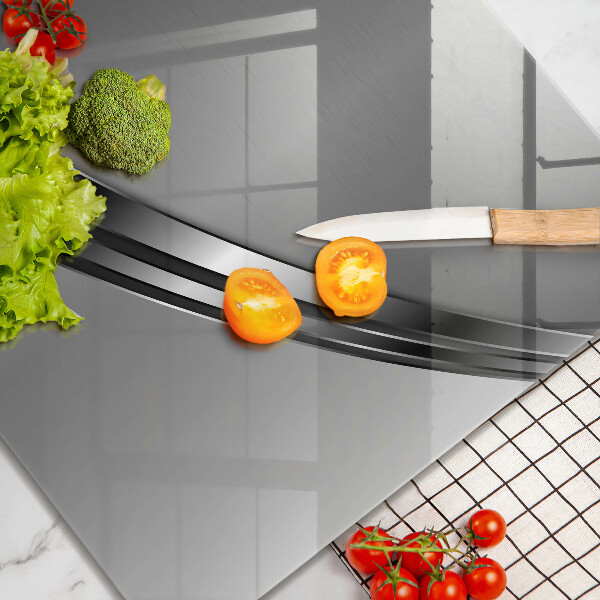 Glass worktop saver Metal abstraction