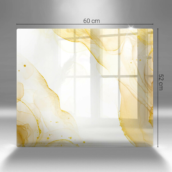 Kitchen worktop protector Golden abstraction