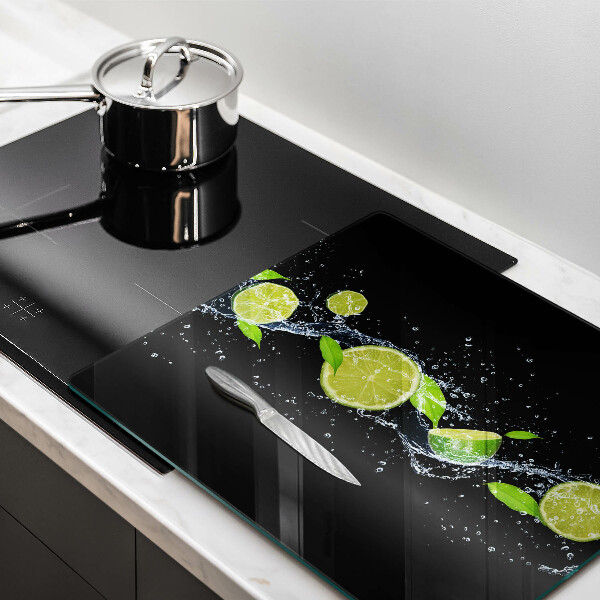 Kitchen worktop protector Lime mint water