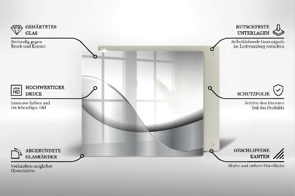 Kitchen worktop protector Abstraction Design lines