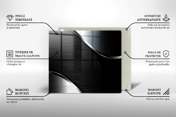 Kitchen worktop protector Metal abstraction