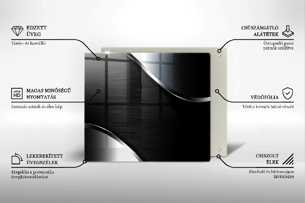 Kitchen worktop protector Metal abstraction